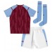 Cheap Aston Villa Home Football Kit Children 2023-24 Short Sleeve (+ pants)